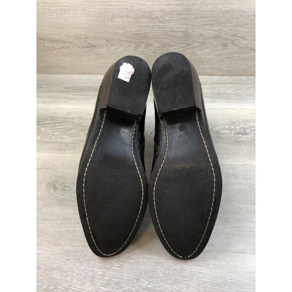 Fortune From Liberty LS-807 Mens  11 Brown Leather Side Zip Biker Ankle Bootie - Picture 5 of 10